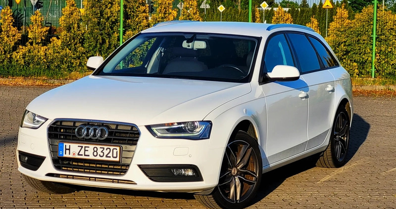 Audi A4 cena 44900 przebieg: 230422, rok produkcji 2014 z Czarne małe 232